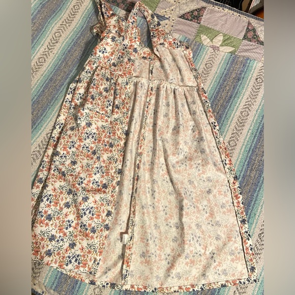 Button-up Floral Dress with Pockets - Picture 8 of 13
